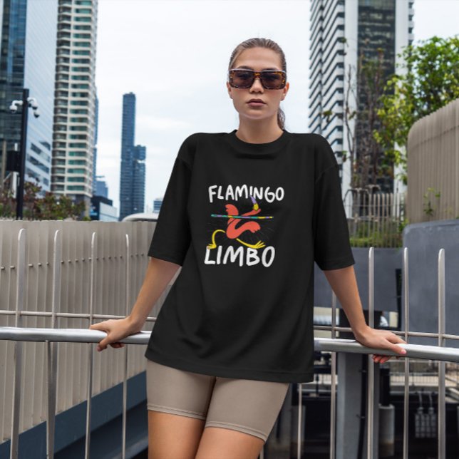 T-shirt Danse Limbo Flamant rose (Créateur téléchargé)
