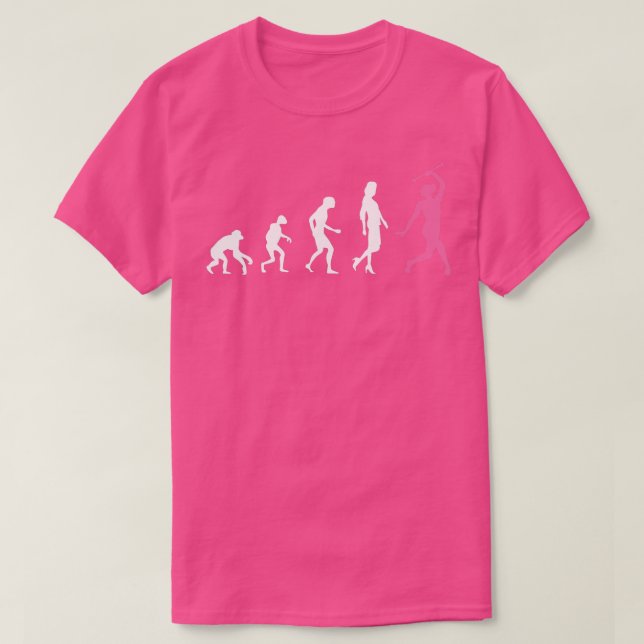 T-shirt Danse majorette Gymnastique Evolution baton twirli (Design devant)