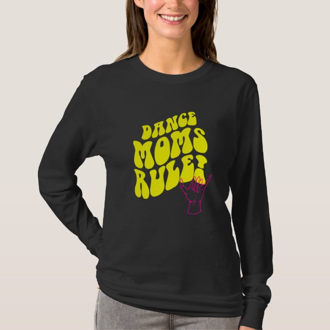 T-shirt Danse Maman Cool Retro Mode (Devant)