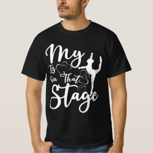 T-shirt Danse Maman Tee Mon Coeur Est Sur Cette Scène Danc