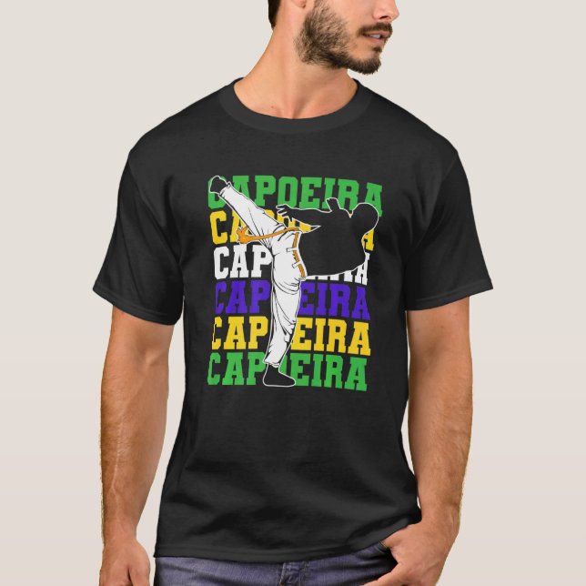 T-shirt Danse Martiale Brésilienne Capoeira (Devant)