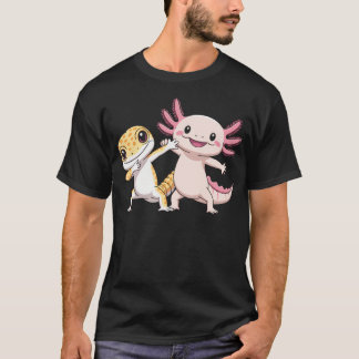 T-shirt Danse mignonne de lézard léopard Axolotl