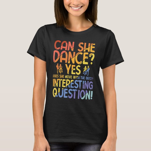 T-shirt Danse Moderne Pour Danseur (Devant)