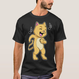 T-shirt Danse Musique Cat