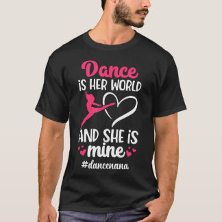 T-shirt Danse Nana D'une Danseuse Nana Grand-mère Fière de
