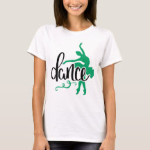 Danse noire / Danseuse de ballet à pointe vert sha