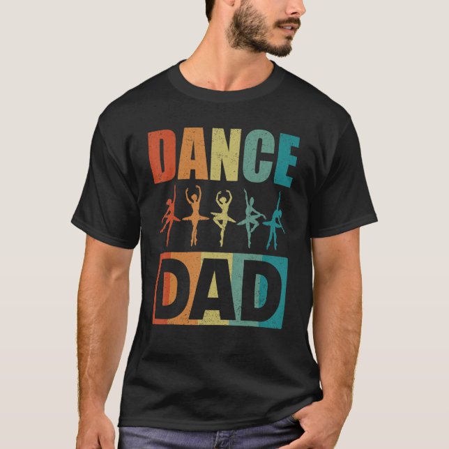 T-shirt Danse Papa Danser Daddy Dancer Dance Pour Hommes (Devant)