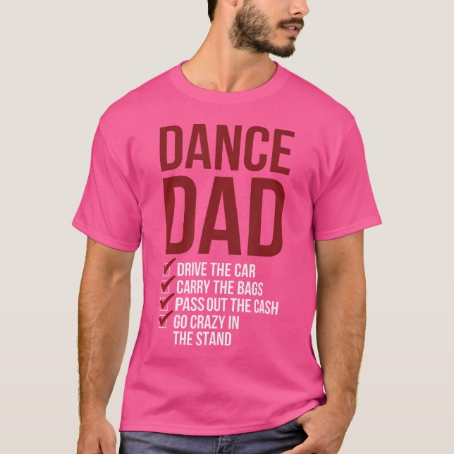 T-shirt Danse Papa Danser Papa Danser Papa Papa D'Une Dans (Devant)