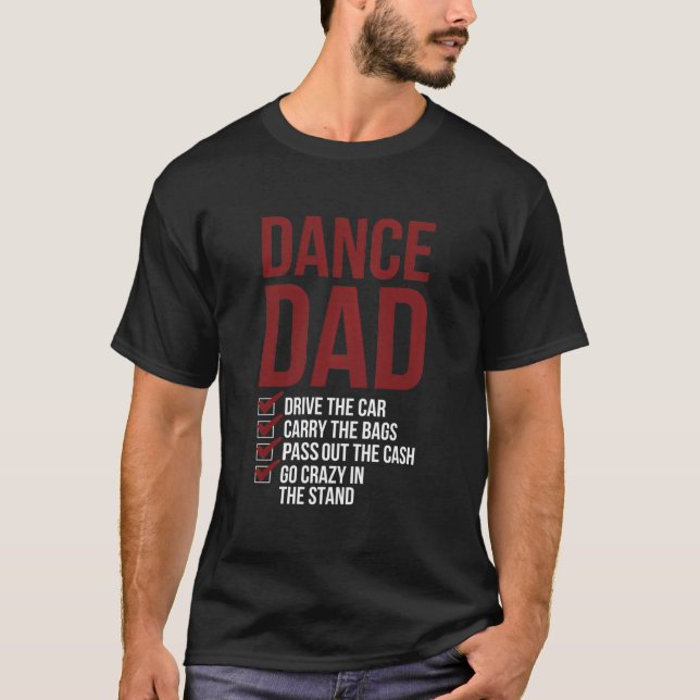 T-shirt Danse Papa Danser Papa Danser Papa Papa D'Une Dans (Devant)