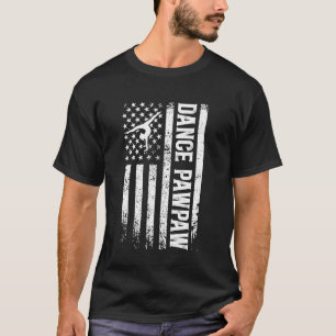 T-shirt Danse Papaye Drapeau américain Danse Papaye D'un D