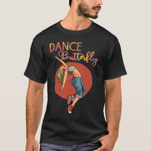 T-shirt Danse Papillon Hip hop Danseur Ballet Ballerina Gi