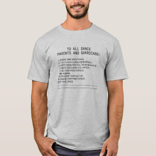 T-shirt Danse Parent Rappel Banana Unisex