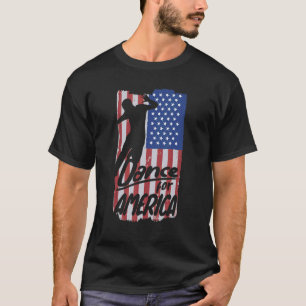 T-shirt Danse pour l'Amérique patriot HipHop street dance