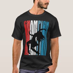 T-shirt Danse Rétro Champion d'Anniversaire Silhouette Rou