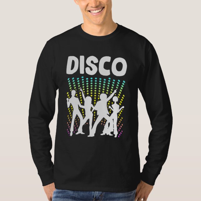 T-shirt Danse Retro Disco Boogie Bellbottom Danseuse Boppe (Devant)