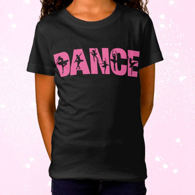 T-Shirt DANSE Rose avec coutures Ballerina (Créateur téléchargé)