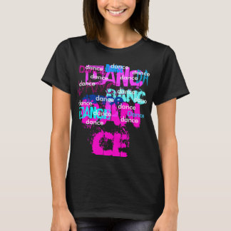 T-shirt Danse rose/superposition Turquoise