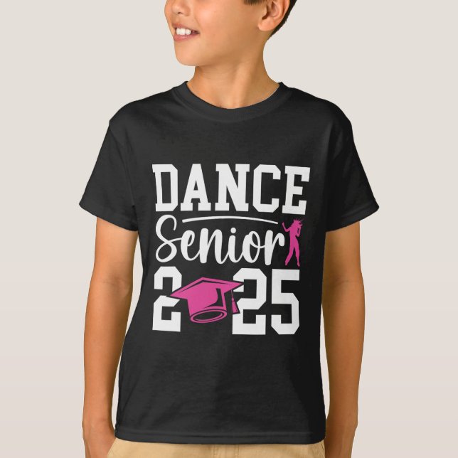 T-shirt Danse Senior 2025 Cl Of 2025 Senior Dancer (Devant)