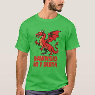 T-shirt Danse sur le rugby Red Dragon