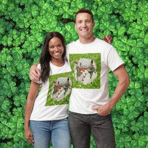 T-shirt Danse vintage Couple irlandais St Patrick's Unisex