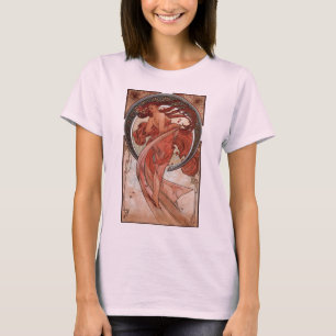 T-shirt Danse vintage d'Alphones Mucha
