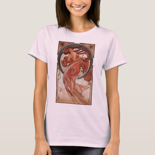 T-shirt Danse vintage d'Alphones Mucha (Devant)