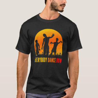 T-shirt Danse Zombies Halloween Costume de fête Tout le mo