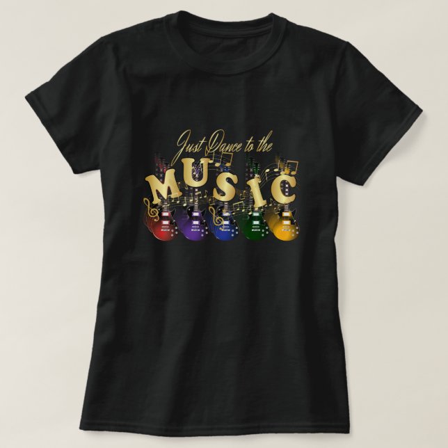 T-shirt Danser à la musique (Design devant)