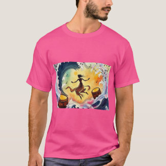 T-shirt Danser avec l'univers - L'art énergétique Abstrait