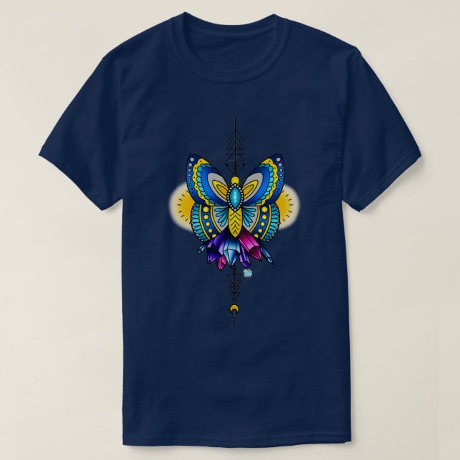 T-shirt Danser Comme Des Ailes De Papillon (Design devant)
