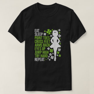 T-shirt Danser Dormir Danse Irlandaise Danse Ceili Reel Da