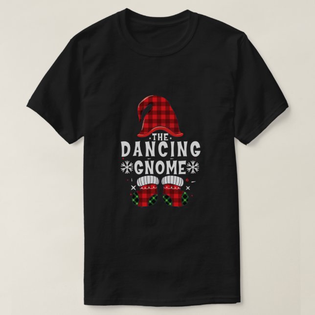 T-shirt Danser Gnomo Buffalo Plaid Correspondance Fam de N (Design devant)