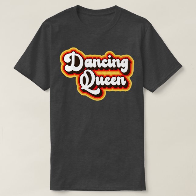 T-shirt Danser Retro les années 70 Design (Design devant)