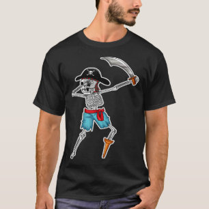 T-shirt Danser Skeleton I DAB I Dabbing I Pirate