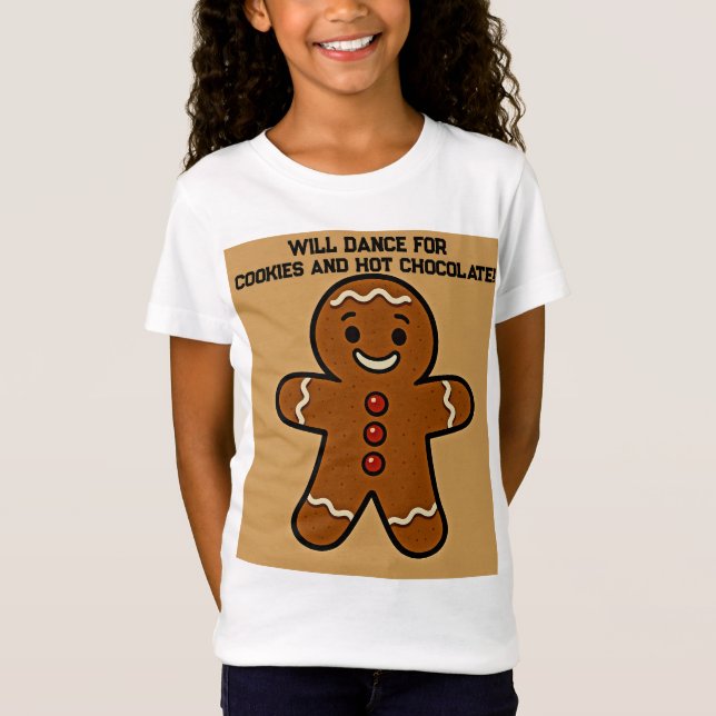 T-Shirt Dansera pour des biscuits et du cacao (Devant)