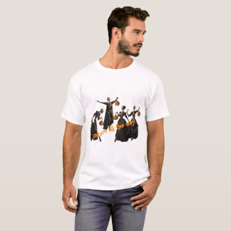 T-shirt Danses de squelette d'Halloween | Classique gothiq
