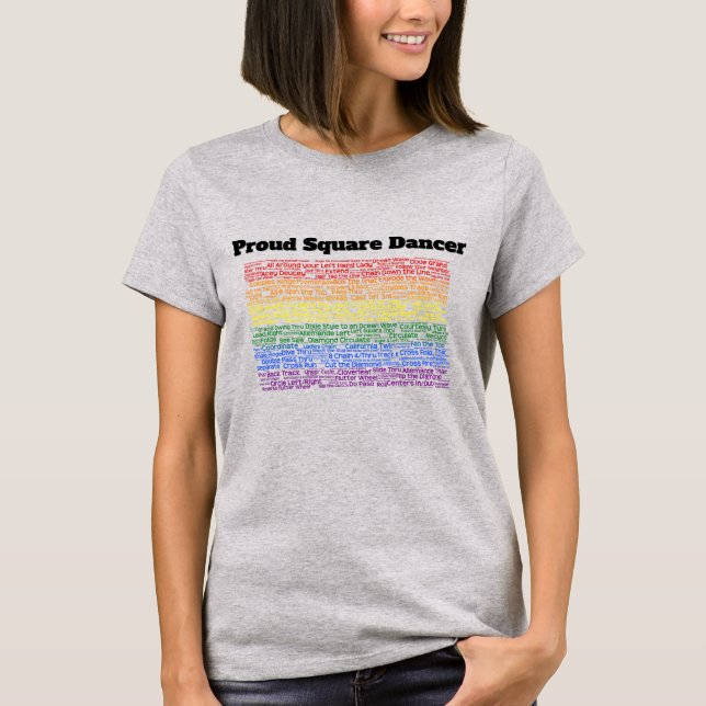 T-shirt Danseur carré fier (Devant)