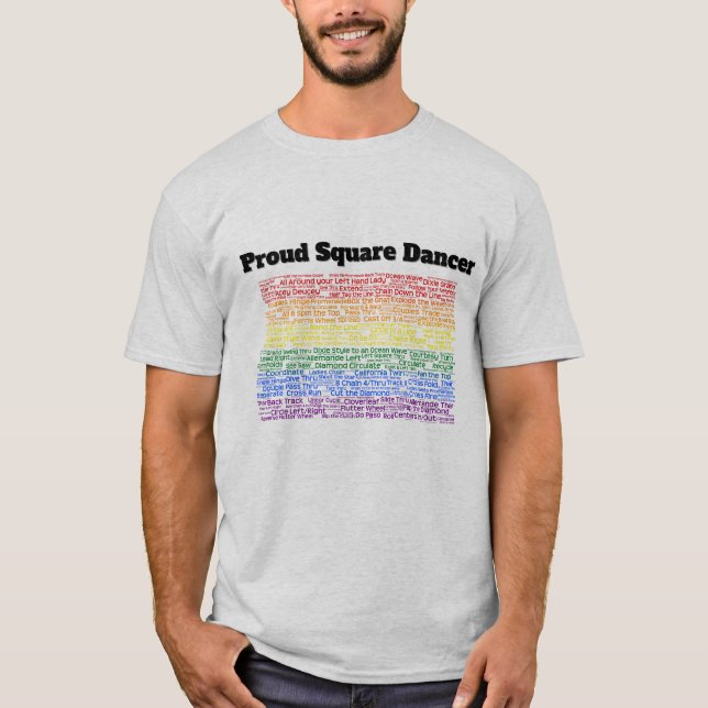 T-shirt Danseur carré fier (Devant)