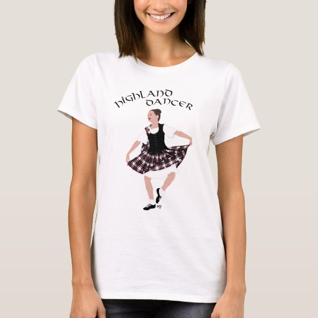 T-shirt Danseur country écossais (Devant)