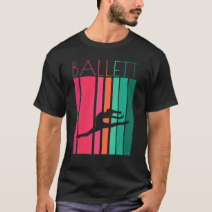 T-shirt Danseur de ballet dans le ballet de ballet vintage