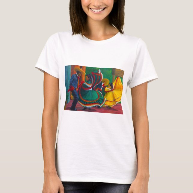 T-shirt Danseur de ballet folklorique mexicain (Devant)