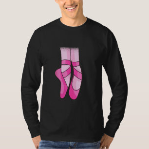 T-shirt Danseur De Ballet Pointe Toe Chaussure Pour Baller
