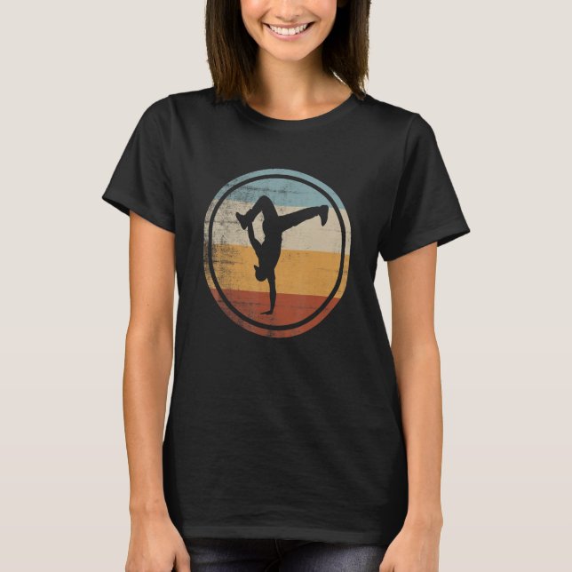 T-shirt Danseur de breakdance rétro Danse Breakdancing Bre (Devant)