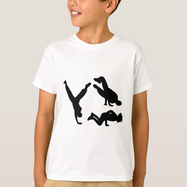 T-shirt danseur de hip hop (Devant)