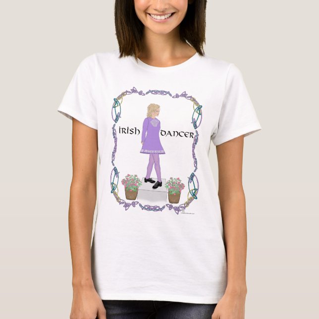 T-shirt Danseur de step irlandais à la Feis (Devant)