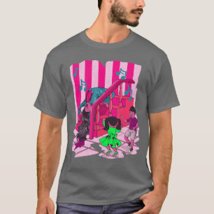 T-shirt Danseur d'horreur d'exercice Escalier Danse rétro