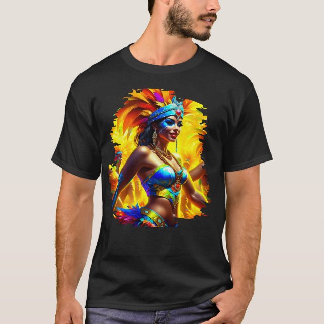 T-shirt Danseur du carnaval brésilien (Devant)
