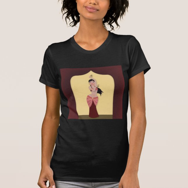T-shirt Danseur du ventre Danseur du Moyen-Orient (Devant)