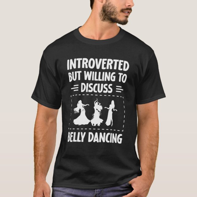 T-shirt Danseur du ventre instructeur de danse du ventre B (Devant)