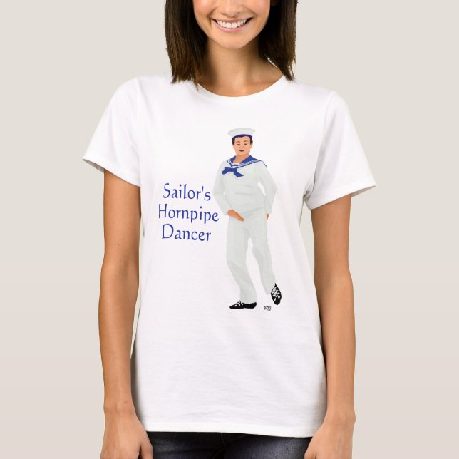 T-shirt Danseur highlandais à la cornemuse (Devant)